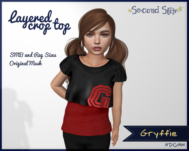 Layered Crop Top - Gryffie