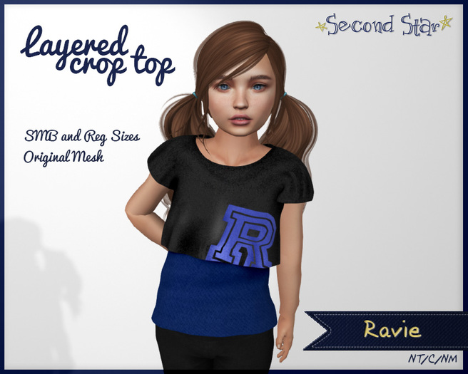 Layered Crop Top - Ravie