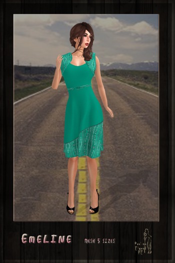 PE  - Emeline elf green - box