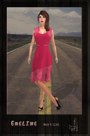 PE  - Emeline maroon - box