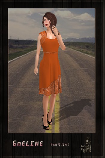 PE  - Emeline orange - box