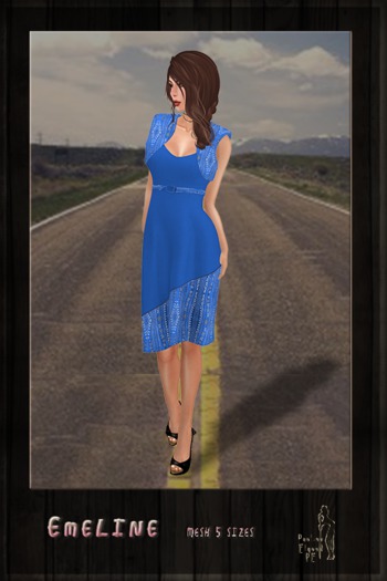 PE  - Emeline sapphire - box