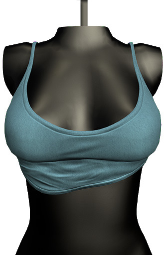 DE Designs - Lisa Crop Tank - Blue