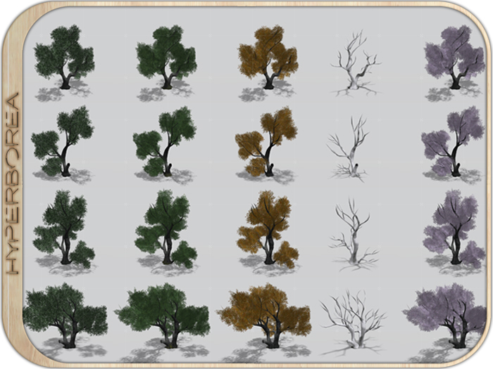 [H] Seasonal Trees (With sit spots)