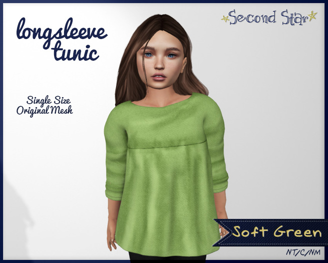 Longsleeve Tunic- Soft Green