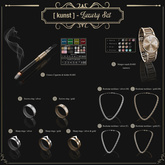 .04 [ kunst ] - Screws ring / gold