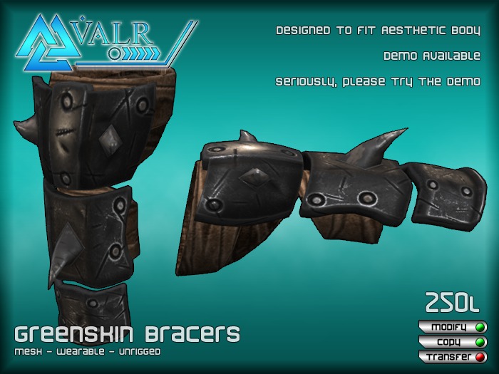 [VALR] Greenskin Bracers