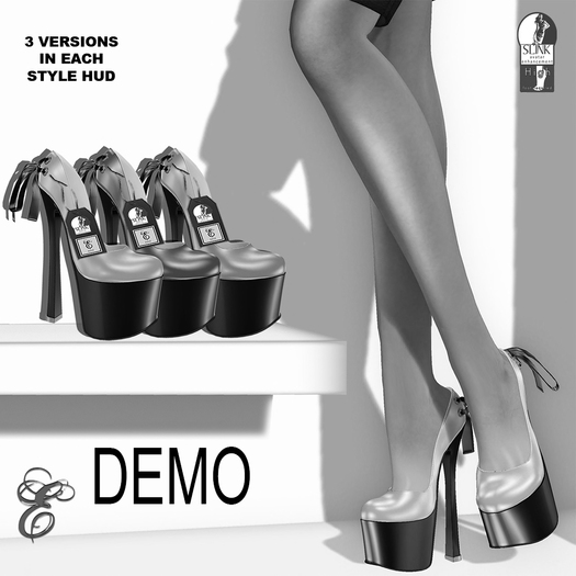 Entice - Promiscuous Heels - Blue/Brown/Pink/Red Design DEMO