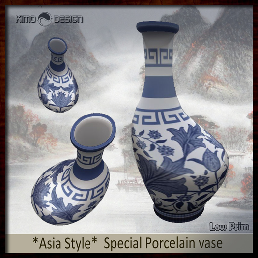 *Asia Style* leafy vase 50