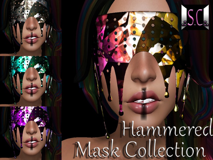 .:S.C:. Mask - Melting Hot - Hammered Collection