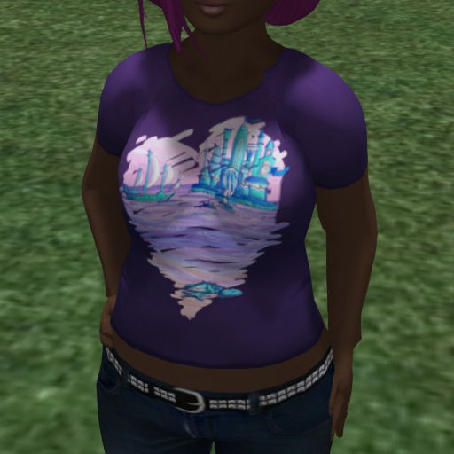 Blue City Violet Sea