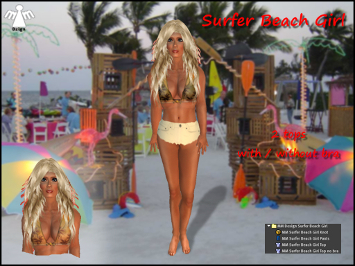 MM Surfer Beach Girl