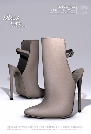 Bleich - Mesh Cara - Nude