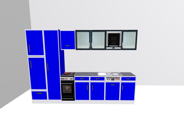 Kueche Wohntraum Februar Blau