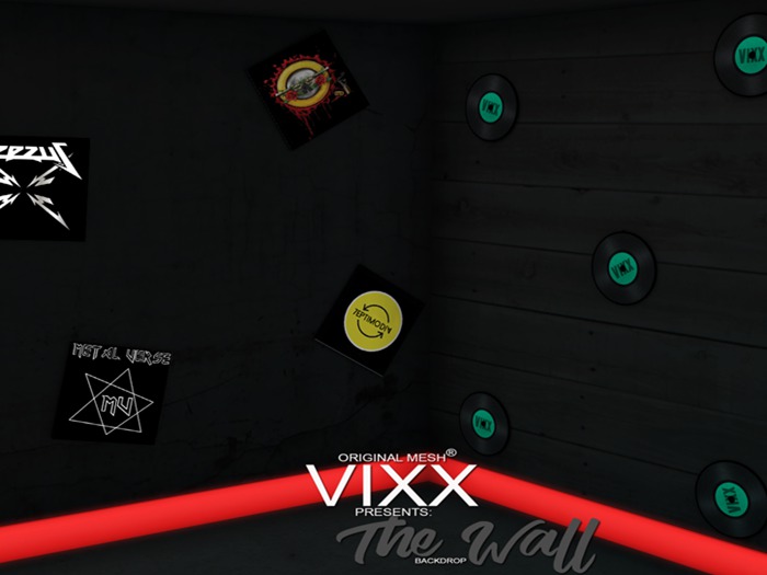 -VIXX- Mesh backdrop - The wall