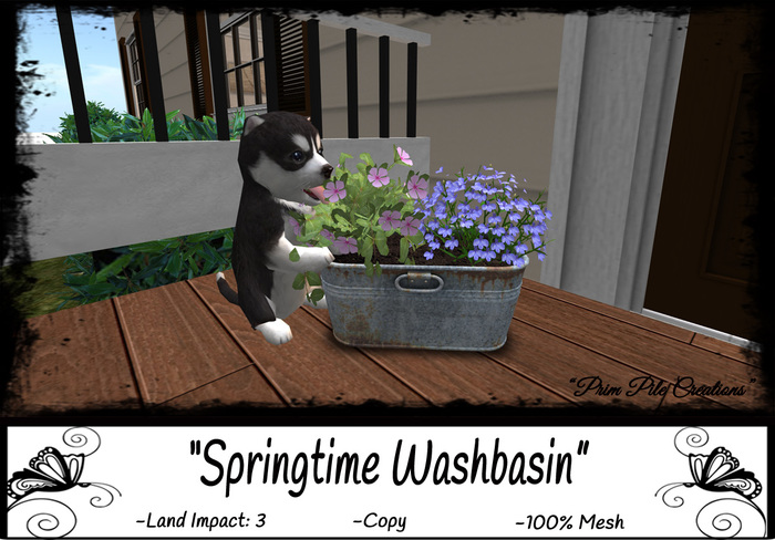 ~PPC~ Springtime Washbasin BOXED