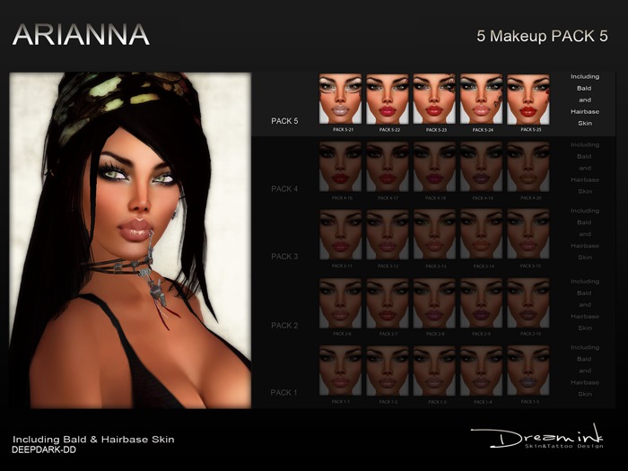 DREAM INK-SF-ARIANNA-DD-Deepdark-PACK 5