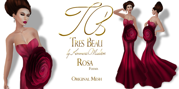 Tres Beau "Rosa" Fushia BOXED