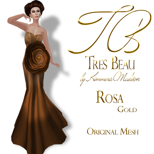 Tres Beau "Rosa" Gold BOXED