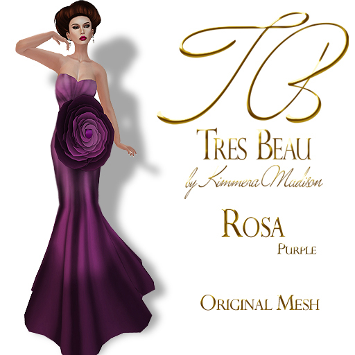 Tres Beau "Rosa" Purple BOXED