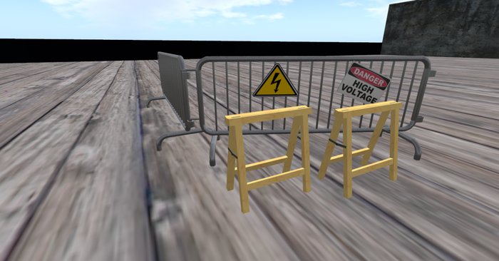 Ensemble Barriere de Rue/Traiteaux...XSTREET