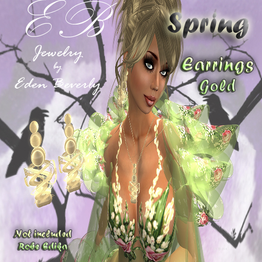 EARRINGS SPRING GOLD