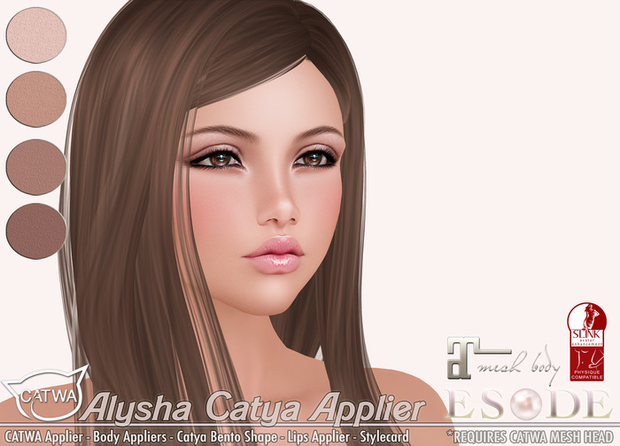 Esode Alysha Skin Catwa head applier DEMO (wear & touch)