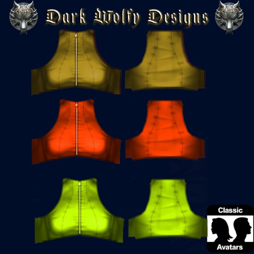 <DWD> Zippered Halter - Yellows (Classic)