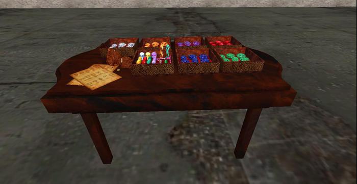 Table of gems
