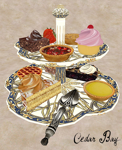 'Let Them Eat Cake' Dessert Tray