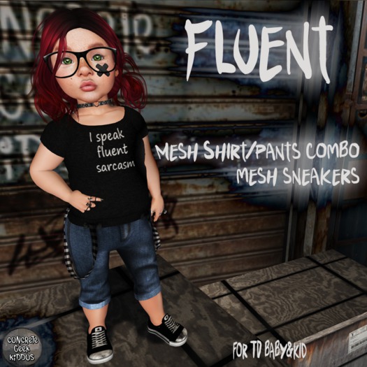 Concrete Geek Kiddos  Fluent Outfit