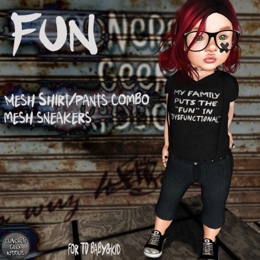 Concrete Geek Kiddos  Fun Outfit