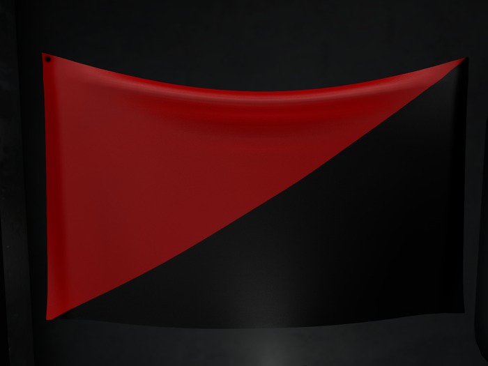*TRIX* Anarchist Draped Flag