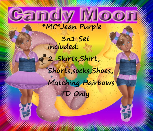 *MC* Jean Set purple