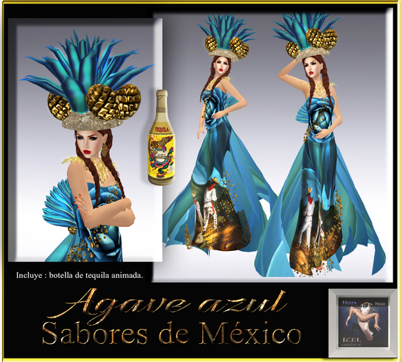 IzelCouture Agave azul