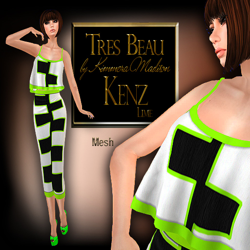 Tres Beau "Kenz", Lime BOXED