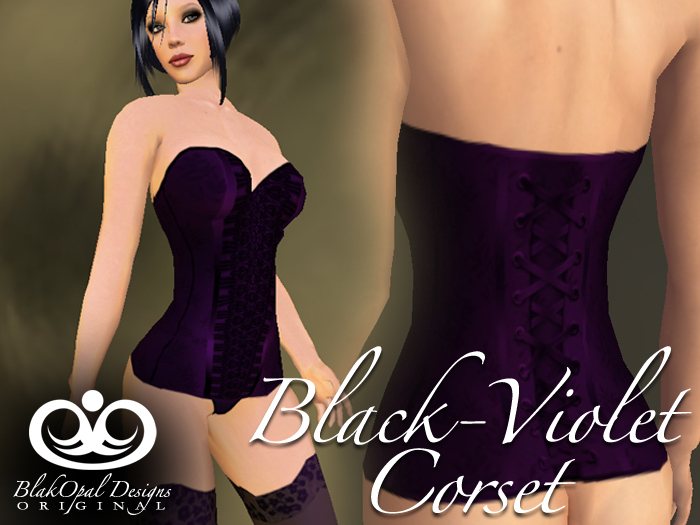 Black-Violet Corset