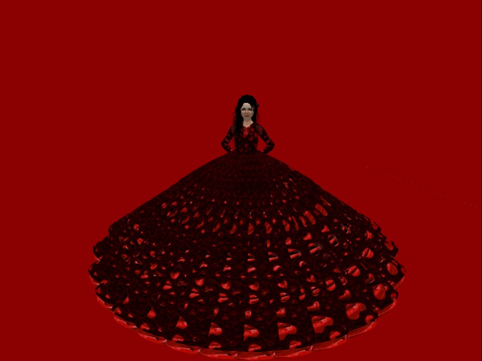 queen of hearts gown and outfit