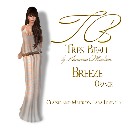 Tres Beau "Breeze", Orange BOXED