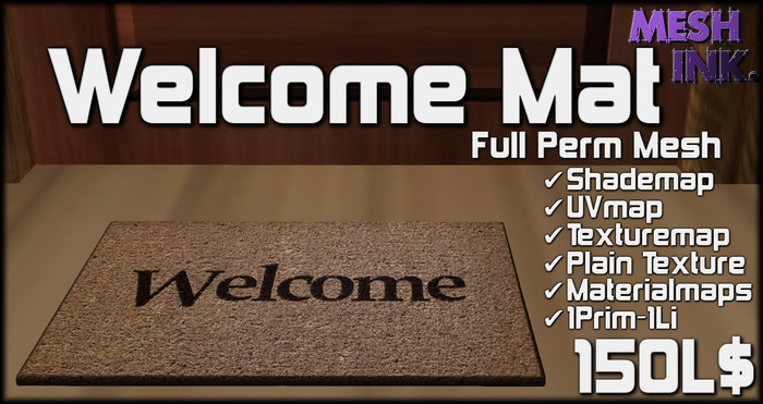 Welcome Mat - Full Perm Mesh Boxed