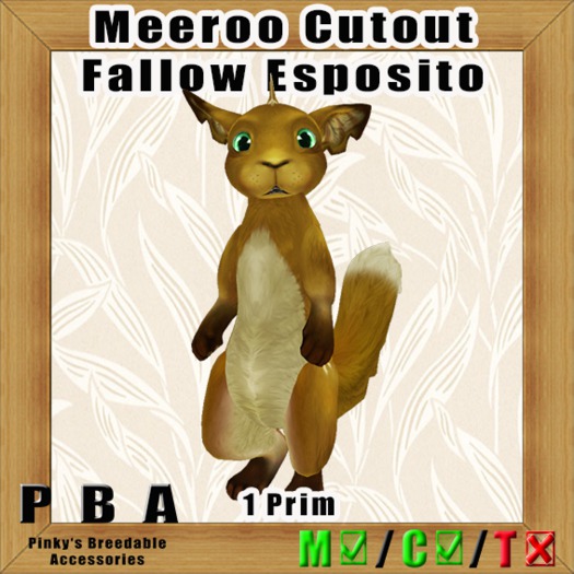 PBA - Meeroo Cutout  Fallow Esposito Box
