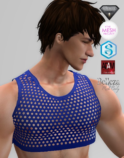 XK Mesh Crop Tank Top