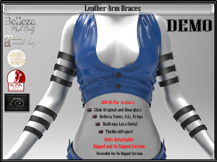 [PL] - DEMO - Leather Arm Braces