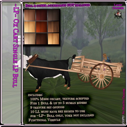 ~LP~ Ox Cart [LPBull] Boxed Single