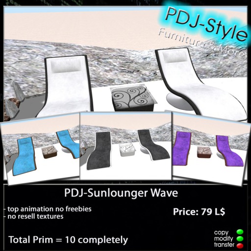 PDJ-Sunlounger Wave