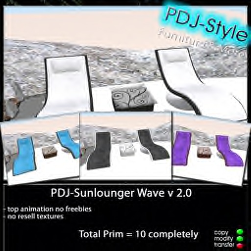 PDJ-Sunlounger Wave v 2.0 Box