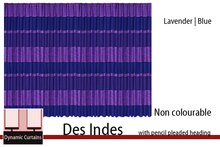 Dynamic Curtains - DesIndes Lavender | Blue moving curtains, drapes, valances