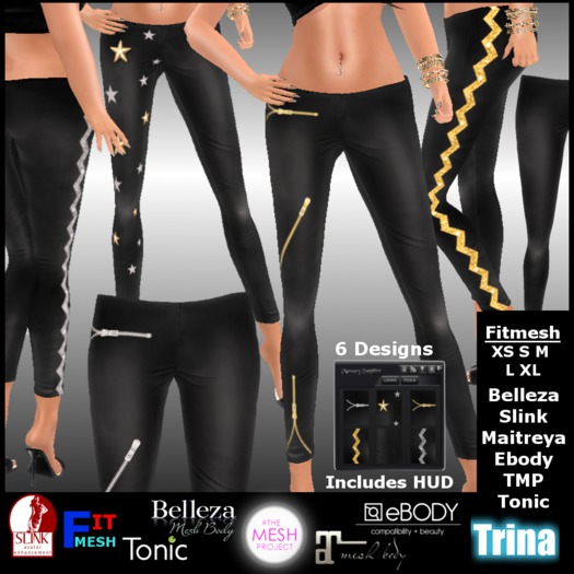 Trina - Leggings Designs - Fitmesh (DEMO)