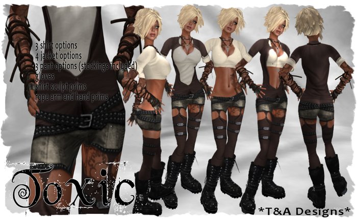 *T&A Designs* TOXIC outfit and accessories *TD* 