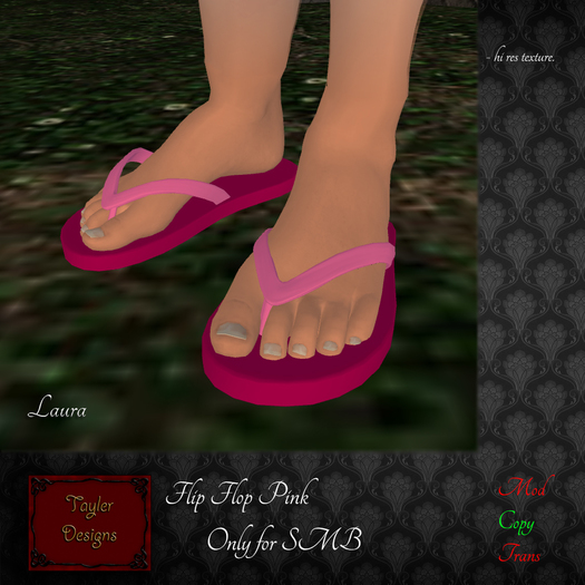 [T.D.] SMB Flip Flop Pink